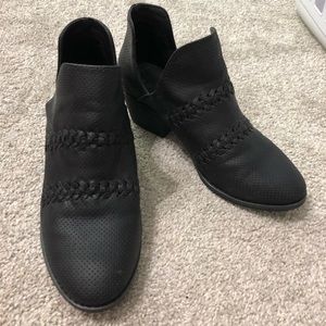 Black Target Booties